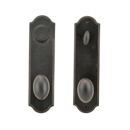 Weslock Right Hand Durham Tramore Dummy Handle Oil Rubbed Bronze R7645M1M10020